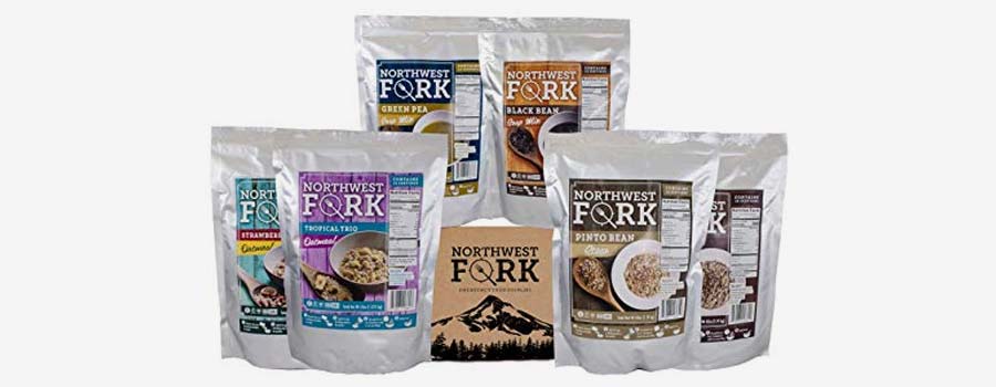 Approvisionnement alimentaire d'urgence sans gluten de Northwest Fork