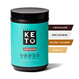 Perfect Keto Collagen Peptides Protein Powder with MCT Oil - Grassfed, GF, Multi Supplement, Best for Ketogenic Diets, Use in Coffee, Shakes for Women & Men - Chocolate
